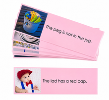 Load image into Gallery viewer, Montessori Pink Series Complete Language Set | CVC Reading Materials | Objects, Word Cards, Sentences &amp; Booklets