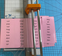 Load image into Gallery viewer, Montessori Pink Series 12 Word Lists Printable PDF