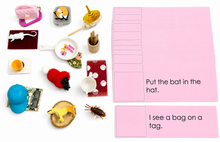 Load image into Gallery viewer, Montessori Pink Series Complete Language Set | CVC Reading Materials | Objects, Word Cards, Sentences &amp; Booklets