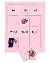 Load image into Gallery viewer, Montessori Pink Series Complete Language Set | CVC Reading Materials | Objects, Word Cards, Sentences &amp; Booklets