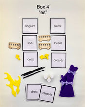 Load image into Gallery viewer, Montessori Singular and Plural Grammar Boxes | Box 1 or Complete Six-Box Set