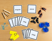 Load image into Gallery viewer, Montessori Pink Series Singular and Plural Object Box | Box 1 | 18 Miniature Objects