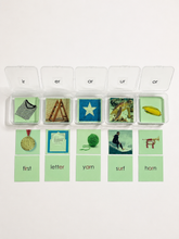 Load image into Gallery viewer, Montessori Green Series R-Controlled Vowel Picture and Word Card: ar • er • ir • or • ur