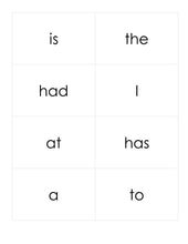 Load image into Gallery viewer, Montessori Pink Series Puzzle Words | High-Frequency Sight Words | Printable PDF | Reading Cards | Montessori Language Materials