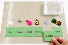 Load image into Gallery viewer, Montessori Green Series Starter Kit 1 | sh, ch, wh, th, qu | Montessori Reading Materials