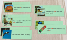 Load image into Gallery viewer, Montessori Green Series Starter Kit 2 | ai, ee, ie, oa, ue | Montessori Reading Materials