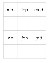 Load image into Gallery viewer, Montessori Pink Series Word Sheets with Picture Cards | Printable PDF