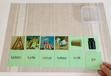 Load image into Gallery viewer, Montessori Green Series Starter Kit 4 | ar, er, ir, or, ur | Montessori Reading Materials