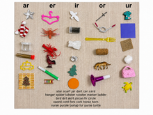 Load image into Gallery viewer, Montessori Green Series Phonogram Objects | 30 Miniature Objects | Objects Only