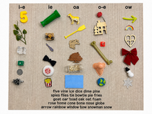 Load image into Gallery viewer, Montessori Green Series Phonogram Objects | 30 Miniature Objects | Objects Only