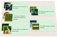 Load image into Gallery viewer, Montessori Green Series Starter Kit 1 | sh, ch, wh, th, qu | Montessori Reading Materials