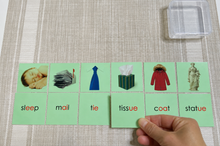 Load image into Gallery viewer, Montessori Green Series Starter Kit 2 | ai, ee, ie, oa, ue | Montessori Reading Materials