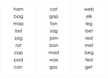 Load image into Gallery viewer, Montessori Pink Series 12 Word Lists Printable PDF