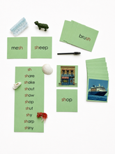 Load image into Gallery viewer, Montessori Green Series Complete Word Lists  | 20 Common Phonograms | Phonics Reading Materials
