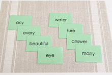 Load image into Gallery viewer, Montessori Green Series Starter Kit 4 | ar, er, ir, or, ur | Montessori Reading Materials