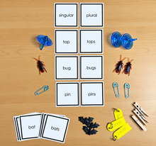 Load image into Gallery viewer, Montessori Pink Series Singular and Plural Object Box | Box 1 | 18 Miniature Objects