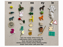 Load image into Gallery viewer, Montessori Green Series Phonogram Objects | 30 Miniature Objects | Objects Only