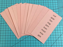 Load image into Gallery viewer, Montessori Pink Series 12 Word Lists Printable PDF