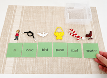 Load image into Gallery viewer, Montessori Green Series Starter Kit 4 | ar, er, ir, or, ur | Montessori Reading Materials