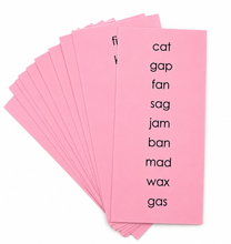 Load image into Gallery viewer, Montessori Pink Series Complete Language Set | CVC Reading Materials | Objects, Word Cards, Sentences &amp; Booklets