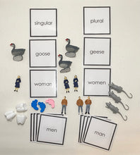 Load image into Gallery viewer, Montessori Singular and Plural Grammar Boxes | Box 1 or Complete Six-Box Set