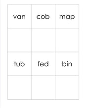Load image into Gallery viewer, Montessori Pink Series Word Sheets with Picture Cards | Printable PDF