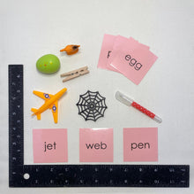 Load image into Gallery viewer, Pink Series Phonetic Objects and Cards