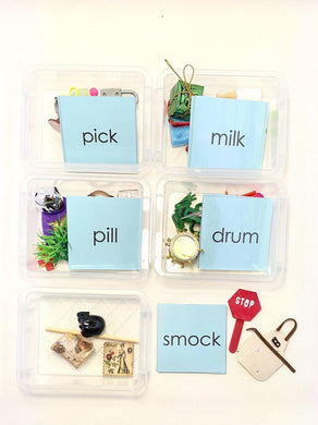 Montessori Blue Series: Objects and Cards