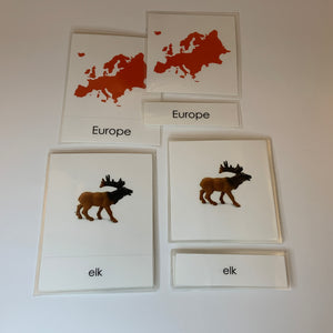 Montessori Animals of Europe with TOOB Activity