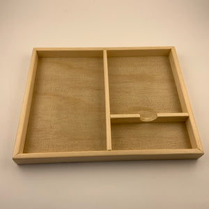 Montessori Nomenclature 3-Part-Card Tray