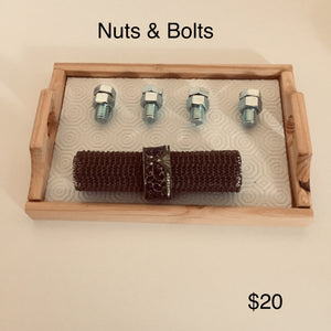 Montessori Practical Life Nuts and Bolts Activities