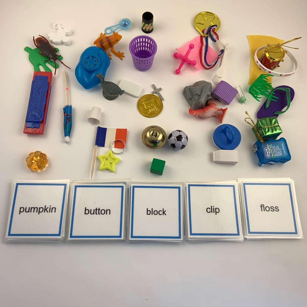 Montessori Blue Series: Objects and Cards