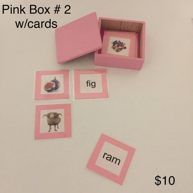 Montessori Pink Series Picture Boxes