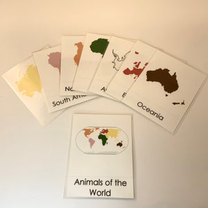 Montessori Animals around the World Toob Activity