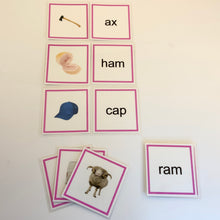 Load image into Gallery viewer, Montessori Pink Series Phonetic Early Reading Set