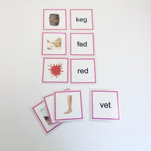 Load image into Gallery viewer, Montessori Pink Series Phonetic Early Reading Set