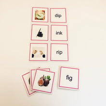 Load image into Gallery viewer, Montessori Pink Series Phonetic Early Reading Set