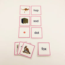 Load image into Gallery viewer, Montessori Pink Series Phonetic Early Reading Set