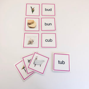 Montessori Pink Series Phonetic Early Reading Set