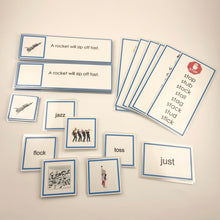 Load image into Gallery viewer, Montessori blue Series Phonetic Early Reading Set