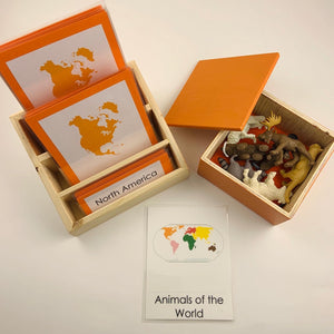 Montessori Animals of North America with TOOB Activity