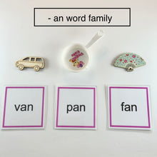 Load image into Gallery viewer, Montessori Phonics Pink Series Word Family Object Box