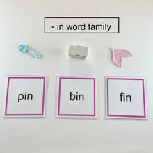 Load image into Gallery viewer, Montessori Phonics Pink Series Word Family Object Box